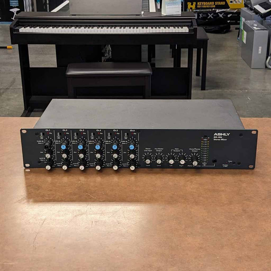 Used Ashly MX-406 Stereo Line Mixer Main