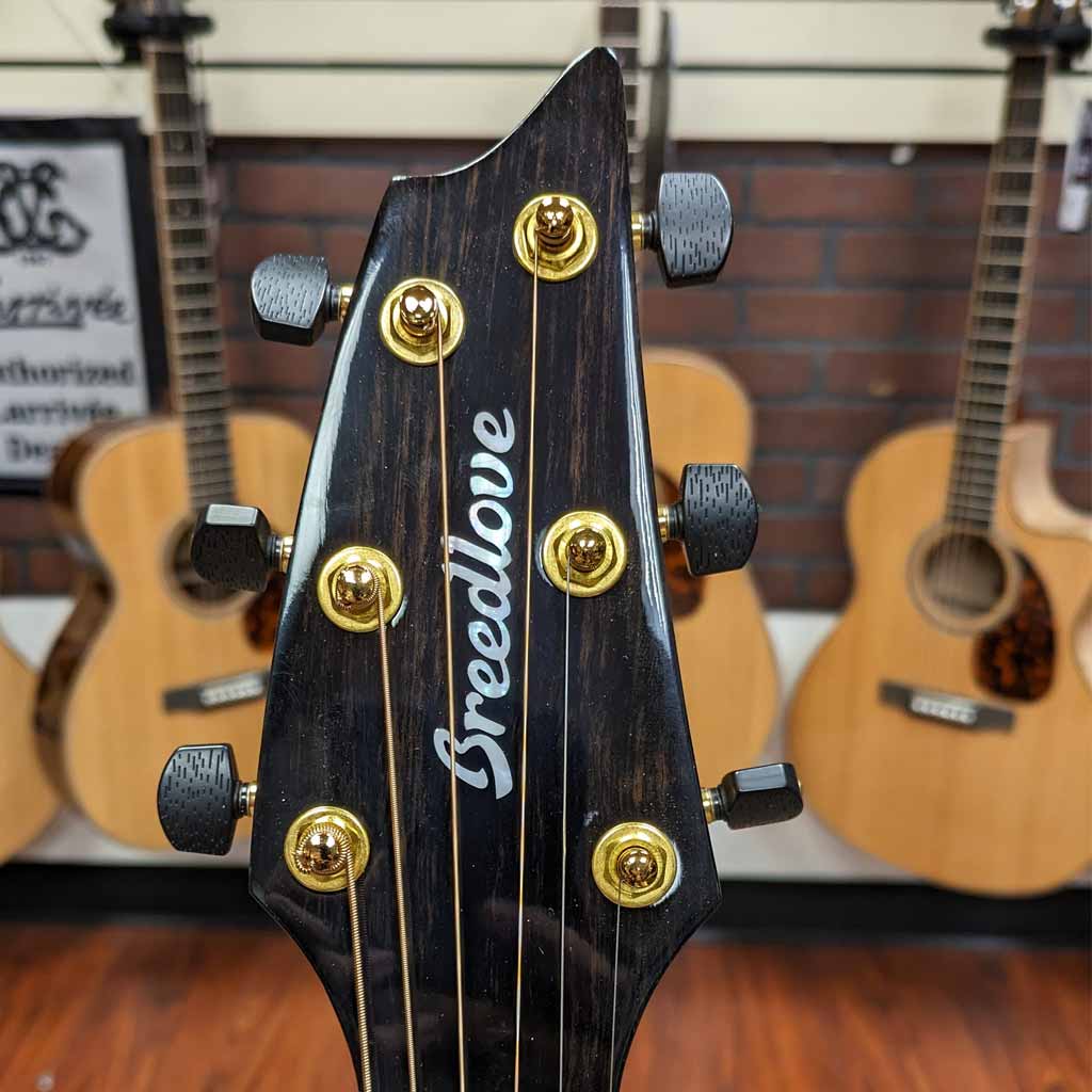 Used Breedlove Organic Artista Acoustic Electric Guitar Front Facing Headstock