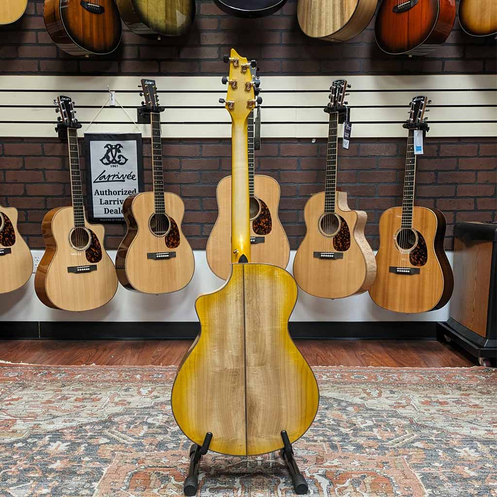 Used Breedlove Organic Artista Acoustic Electric Guitar Back Facing Full