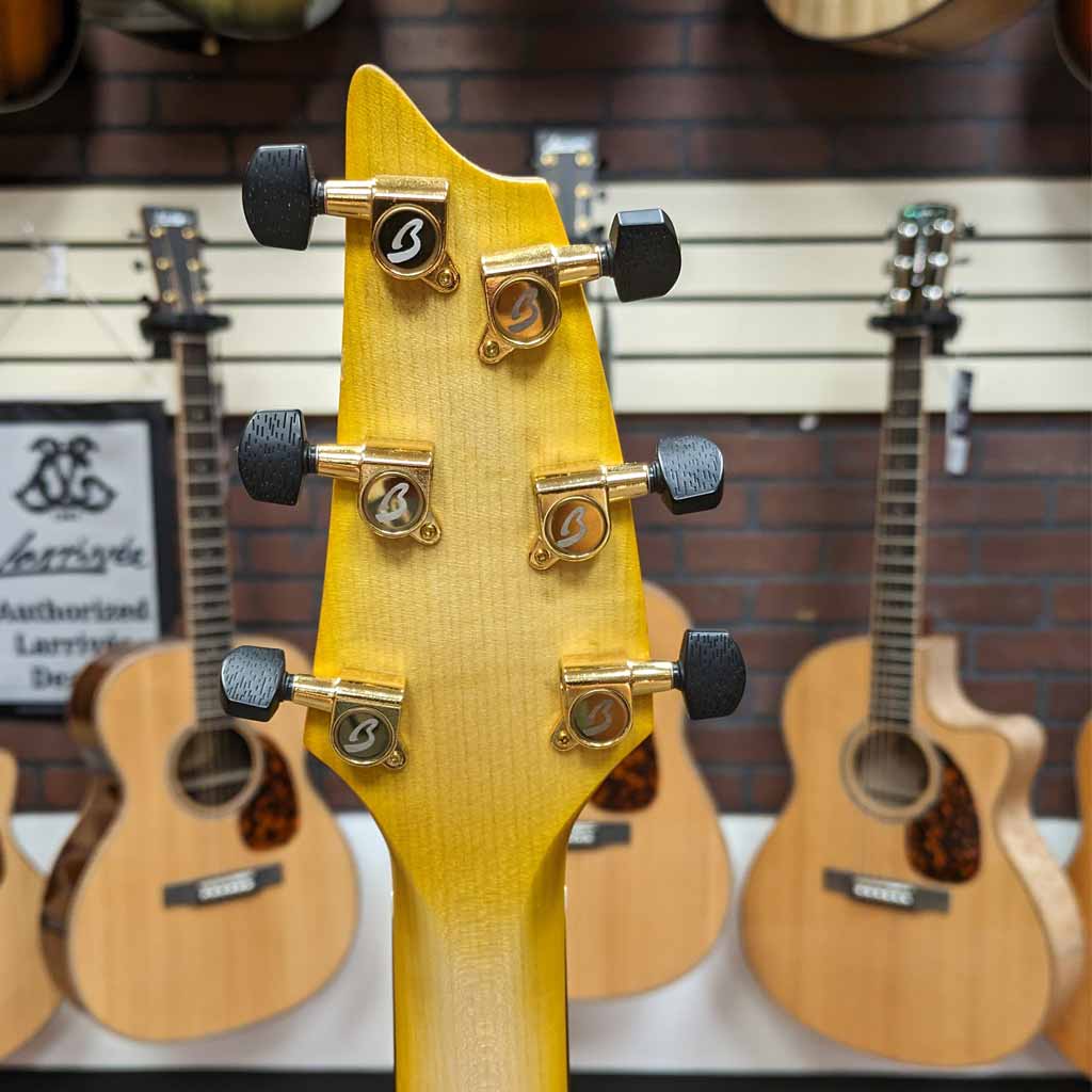 Used Breedlove Organic Artista Acoustic Electric Guitar Back Facing Headstock