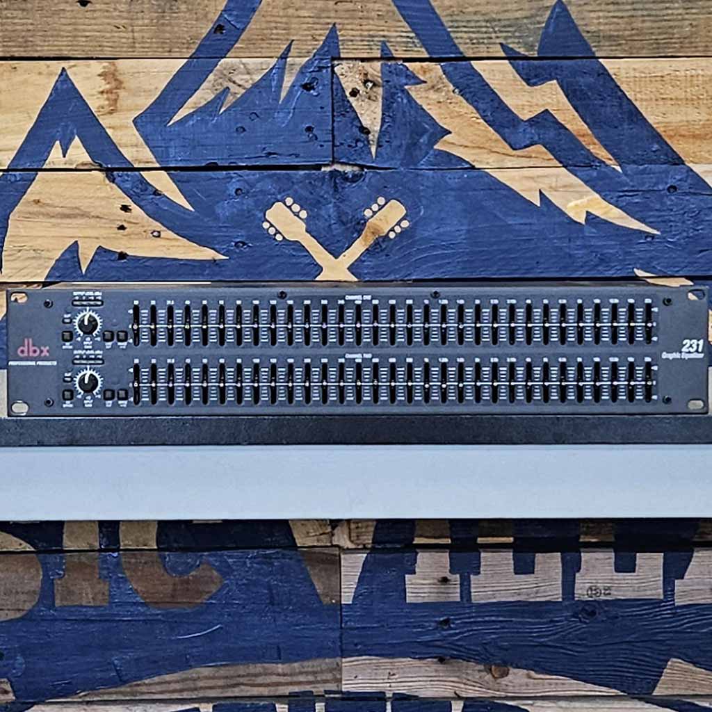 Used DBX 231 Graphic Equalizer DBX Processors This DBX 231 31 band