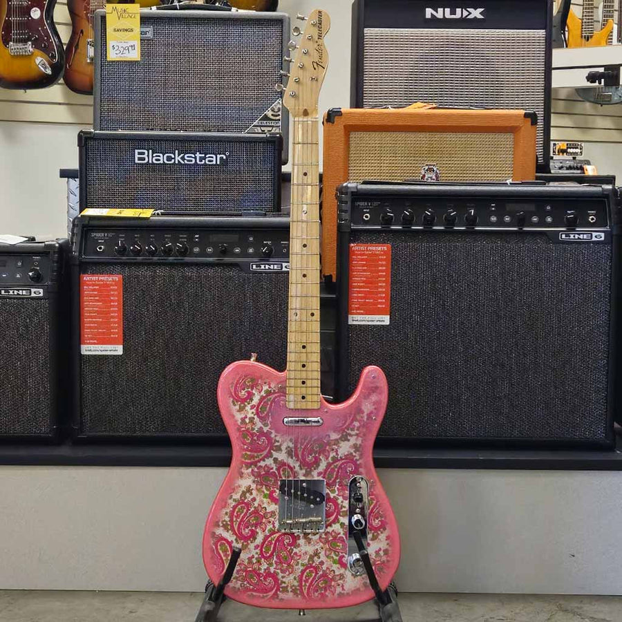 Used Fender TL-69 Paisley Reissue Electric Guitar with Case