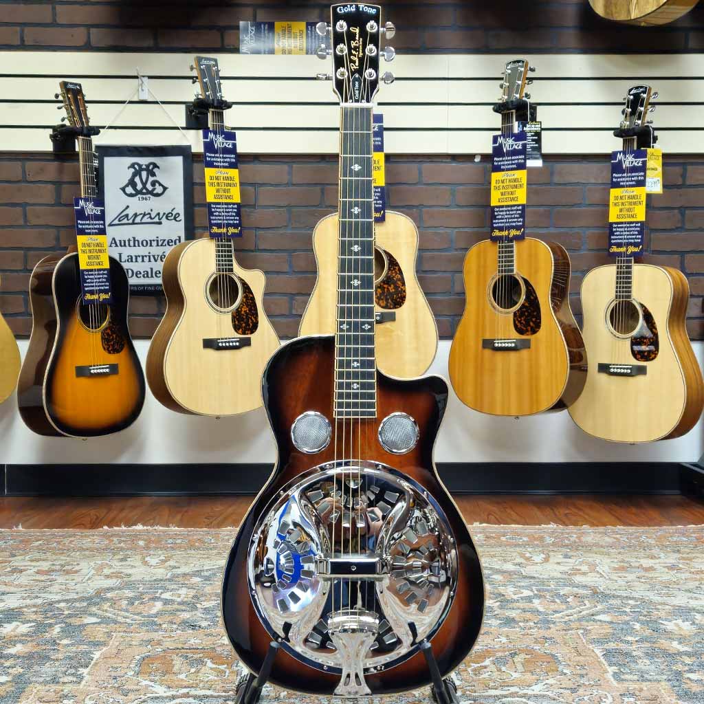 Used Gold Tone Paul Beard Roundneck Resonator Guitar with Case