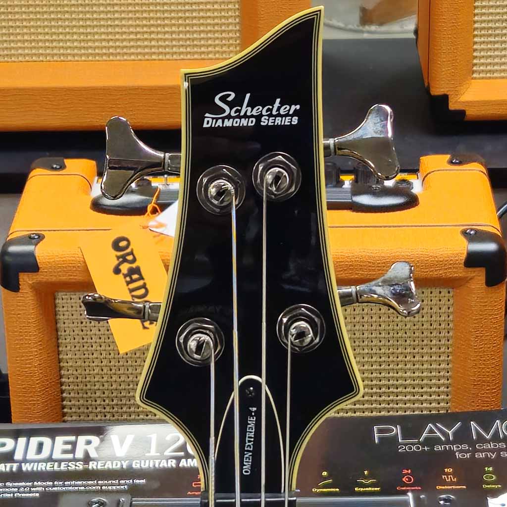 Used Schecter Omen Extreme 4 Bass Guitar