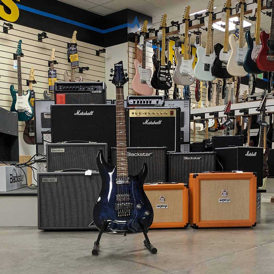 Used Shecter Omen Elite 6 Floyd Rose Electric Guitar