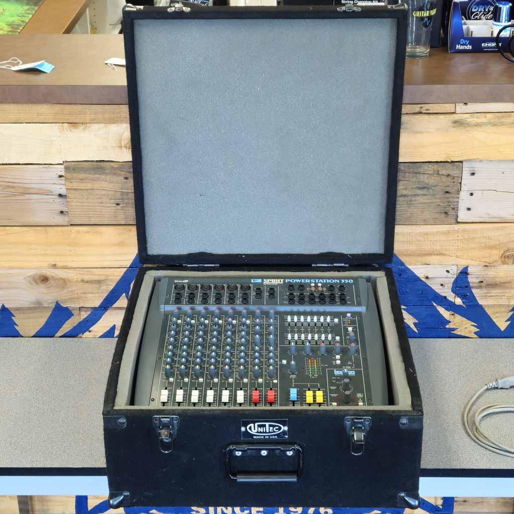 Used Spirit Powerstation 350 Powered Mixer With Case