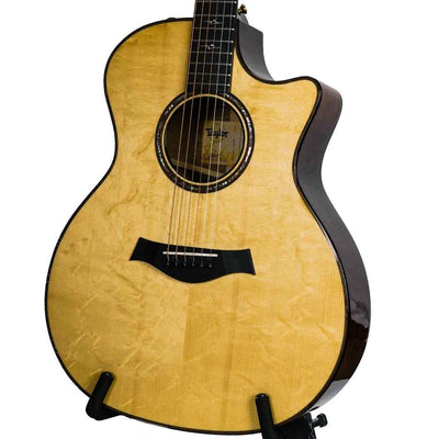 Used Taylor Custom Grand Auditorium Bearclaw Spruce and Figured Bubinga Acoustic Electric Guitar