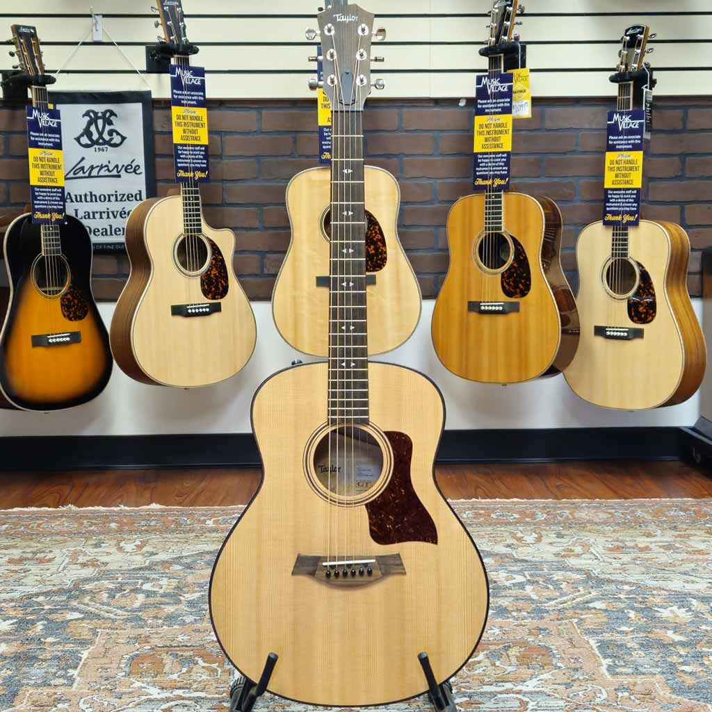 Used Taylor GTe Urban Ash Grand Theater Acoustic Electric Guitar with Bag