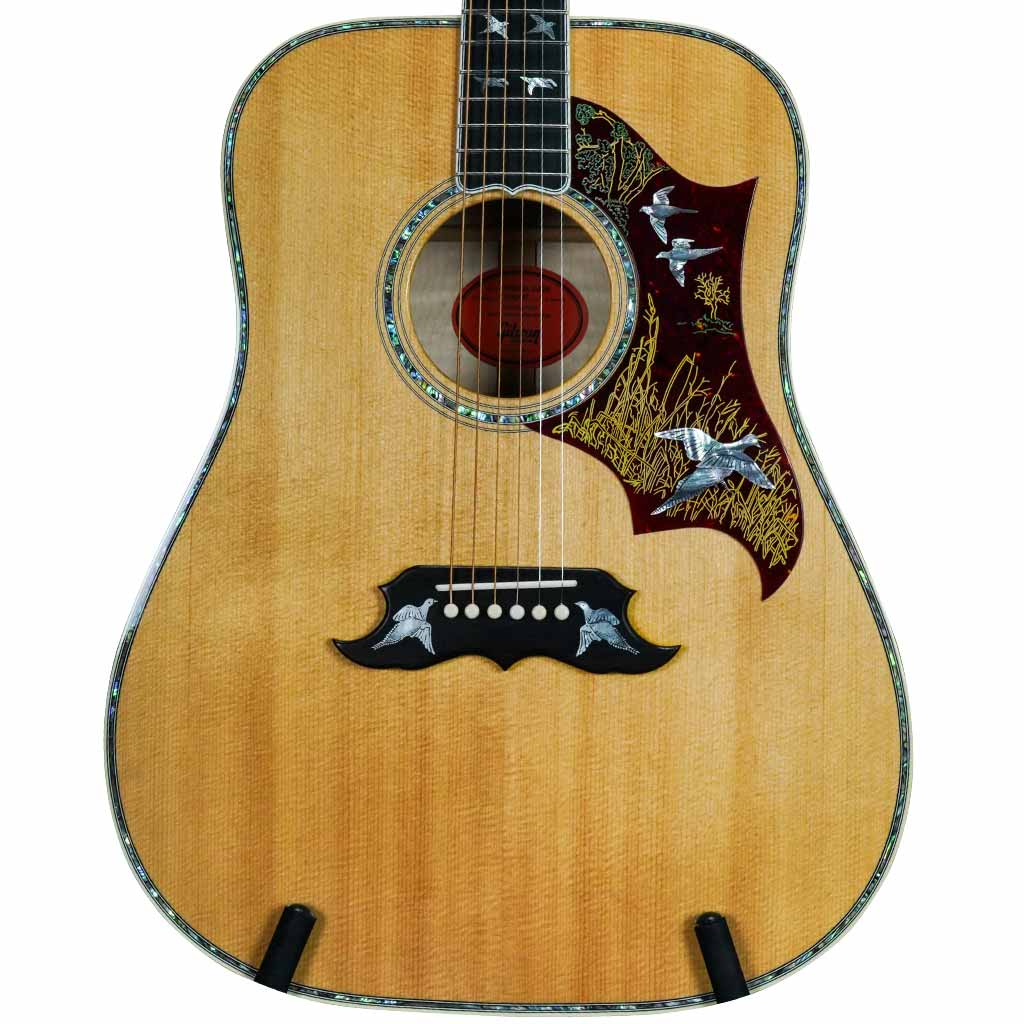 Used Gibson Custom Shop Doves In Flight Dreadnought Acoustic Guitar