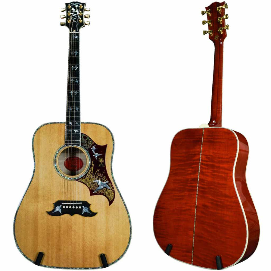 Used Gibson Custom Shop Doves In Flight Dreadnought Acoustic Guitar