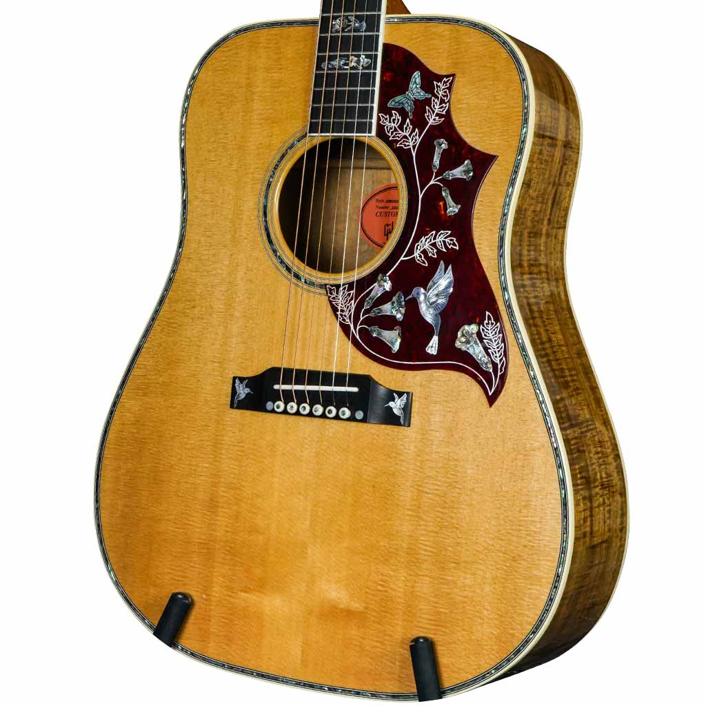Used Gibson Hummingbird Custom Koa Dreadnought Acoustic Guitar
