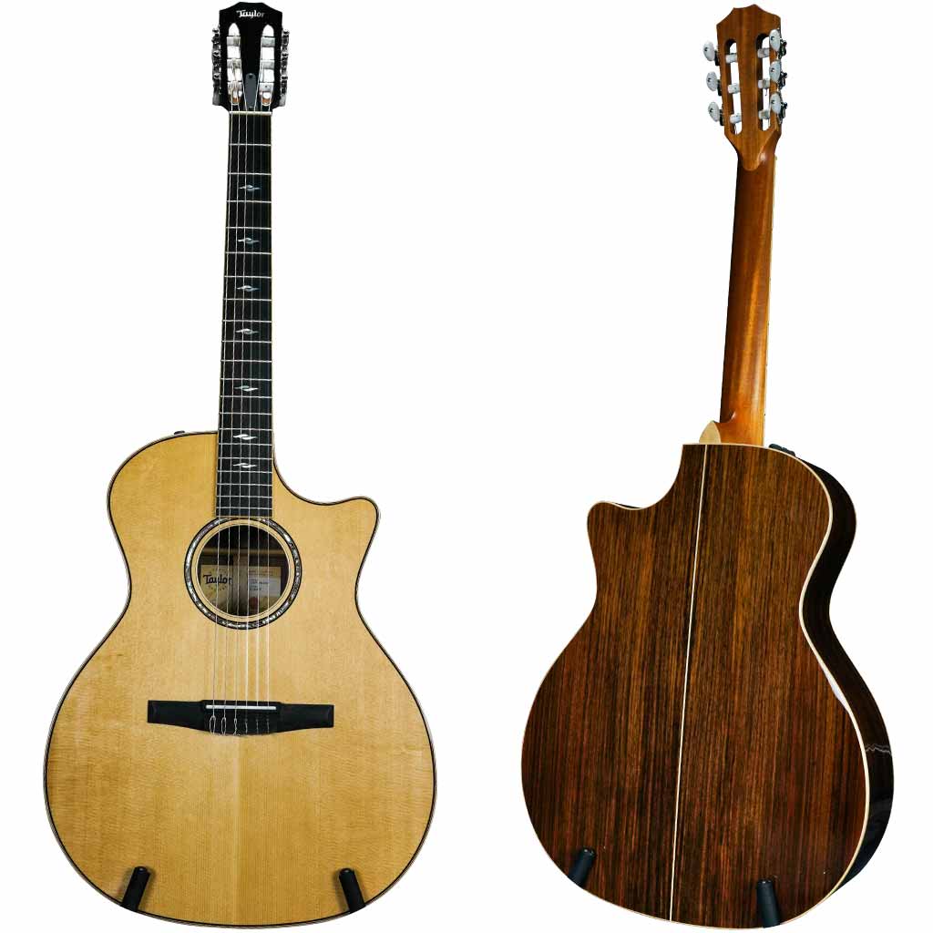 Used Taylor 814ce-N Acoustic Electric Nylon Guitar with Case