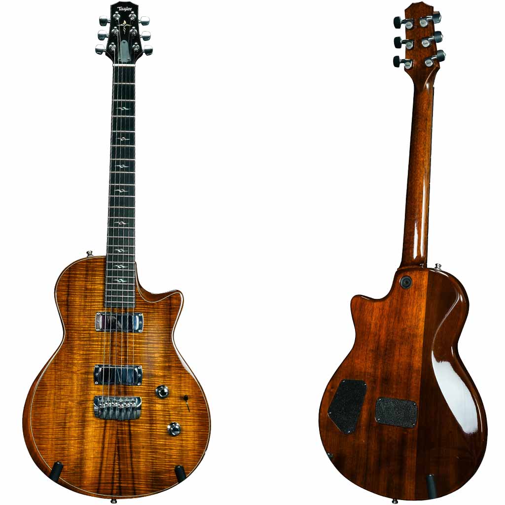 Used Taylor SBC2 Solid Body Custom Koa Electric Guitar with Hardcase