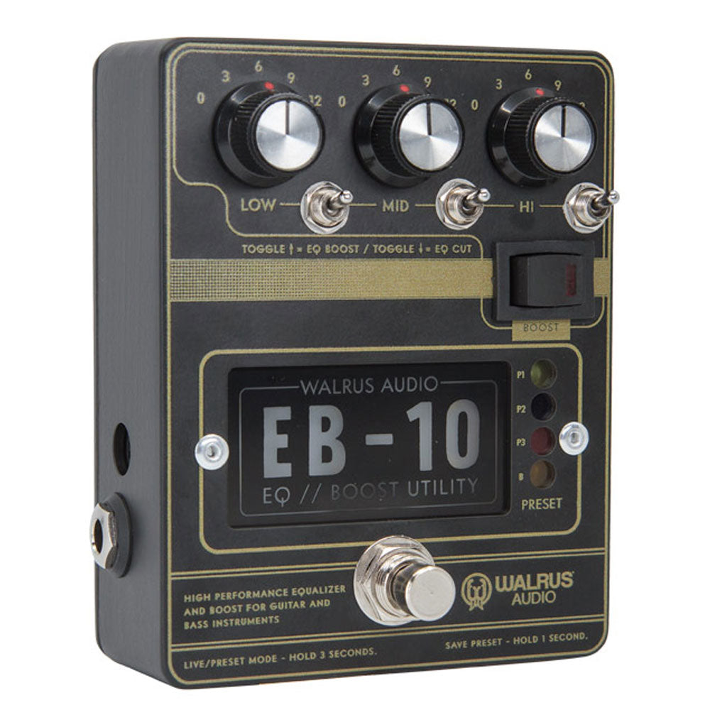 Walrus Audio EB-10 Preamp/EQ/Boost Effects Pedal