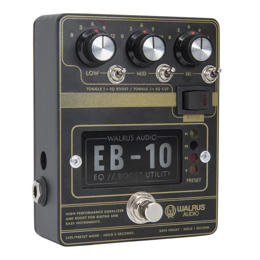 Walrus Audio EB-10 Preamp/EQ/Boost Effects Pedal