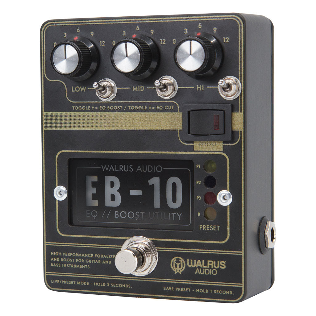 Walrus Audio EB-10 Preamp/EQ/Boost Effects Pedal