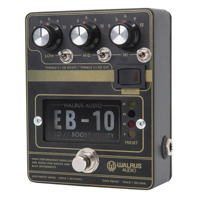 Walrus Audio EB-10 Preamp/EQ/Boost Effects Pedal