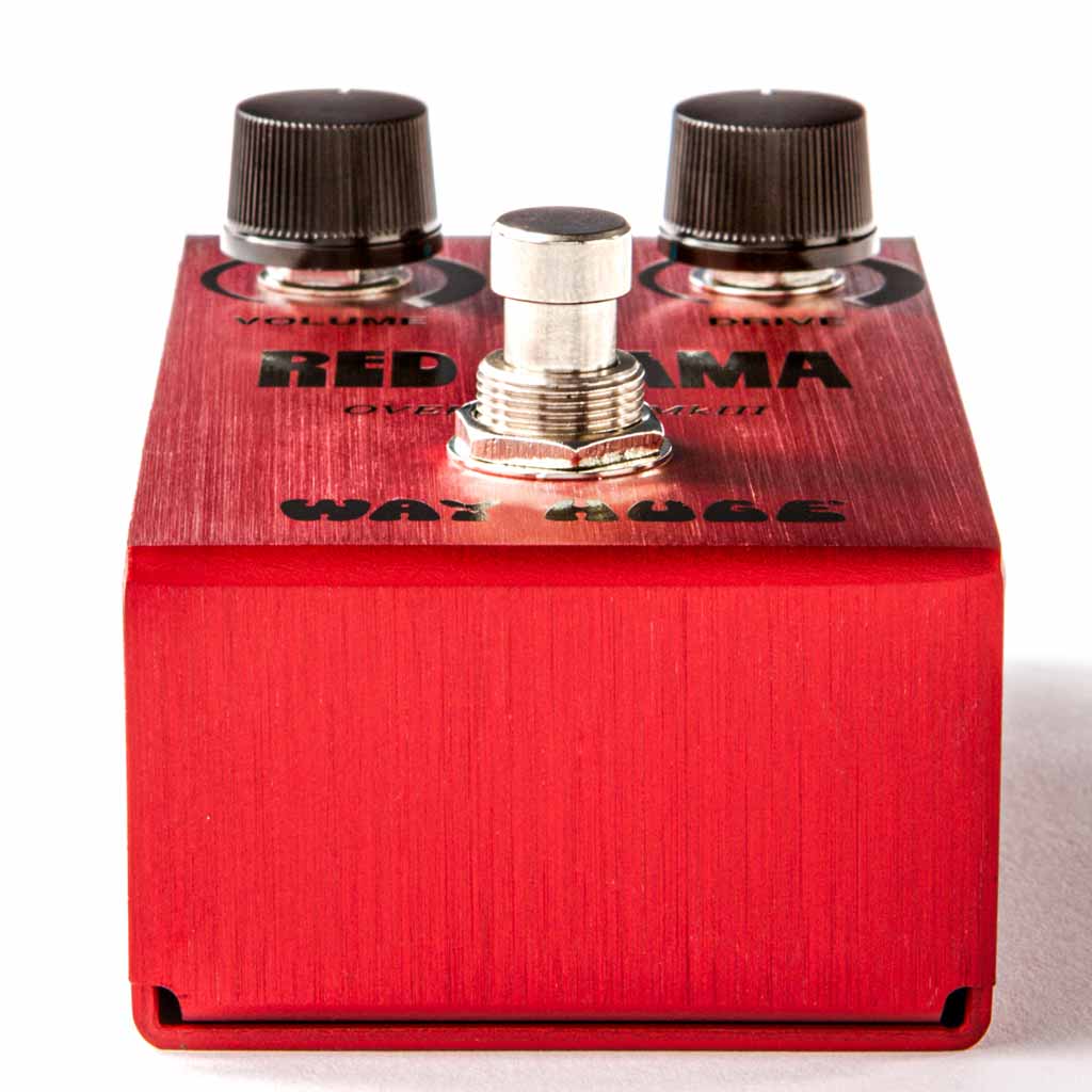 Way Huge Smalls Red Llama Overdrive MKII Pedal Way Huge Effects Pedal THE ICONIC RED LLAMA OVERDRIVE IS BACK—AND MORE COMPACT THAN EVER!Beware: this llama can bite. But it also purrs. And