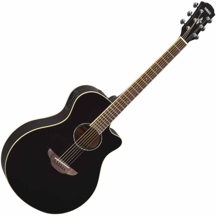 Yamaha APX600 Thinline Acoustic Guitar in Black