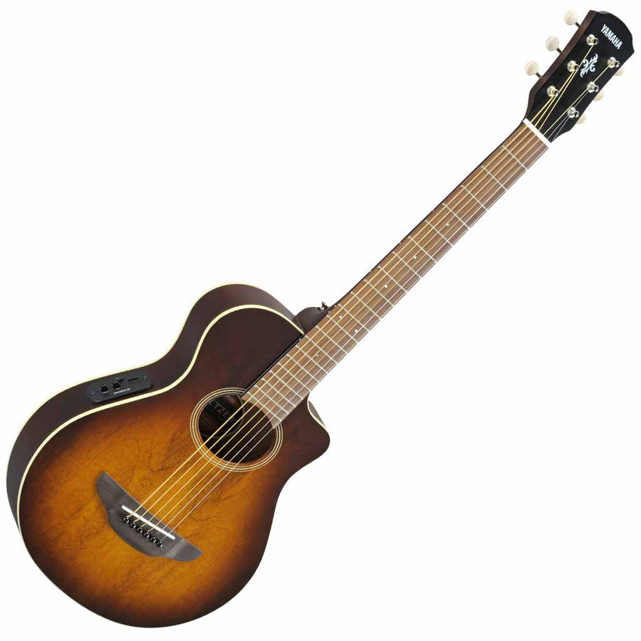 Yamaha APXT2EW 3/4 Size Acoustic Guitar with Exotic Wood Top in Tobacco Sunburst