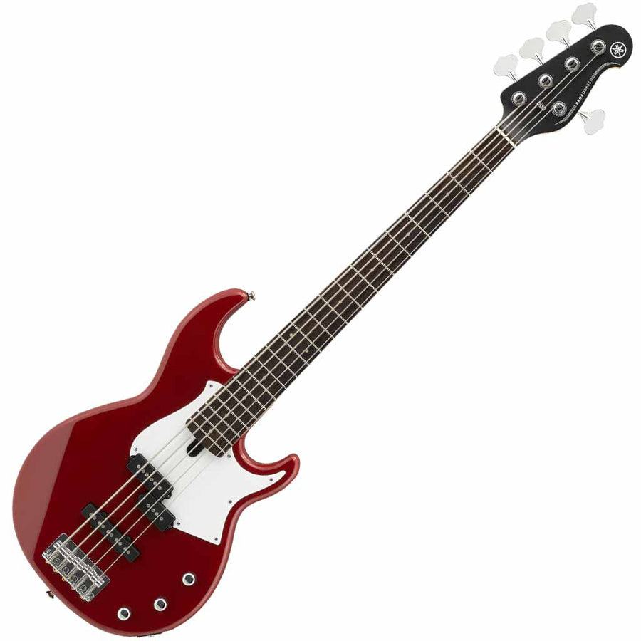 Yamaha BB235 5-String Bass Guitar in Raspberry Red