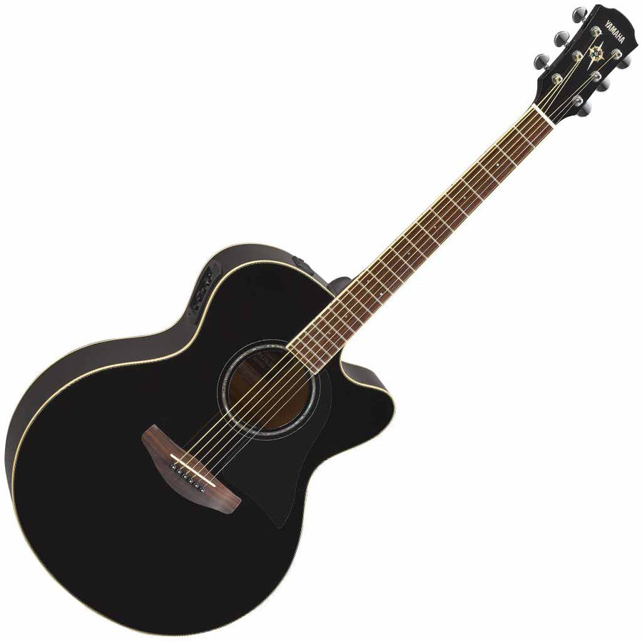 Yamaha CPX600 Medium Jumbo Acoustic Guitar in Black