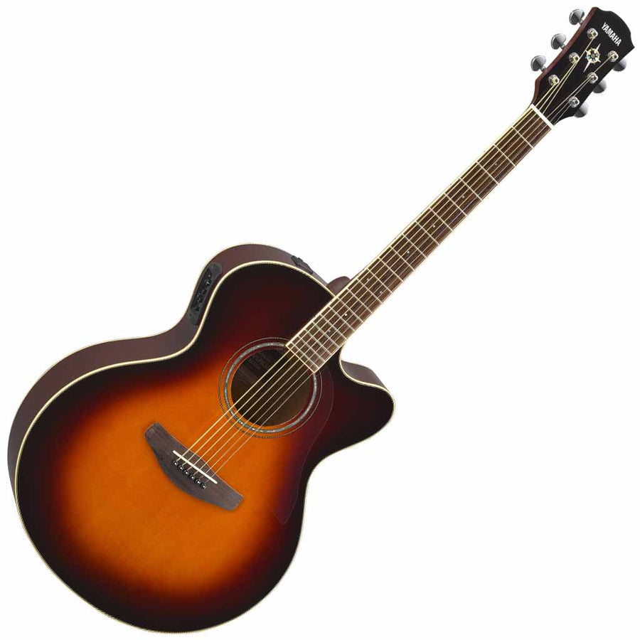 Yamaha CPX600 Medium Jumbo Acoustic Guitar in Old Violin Sunburst