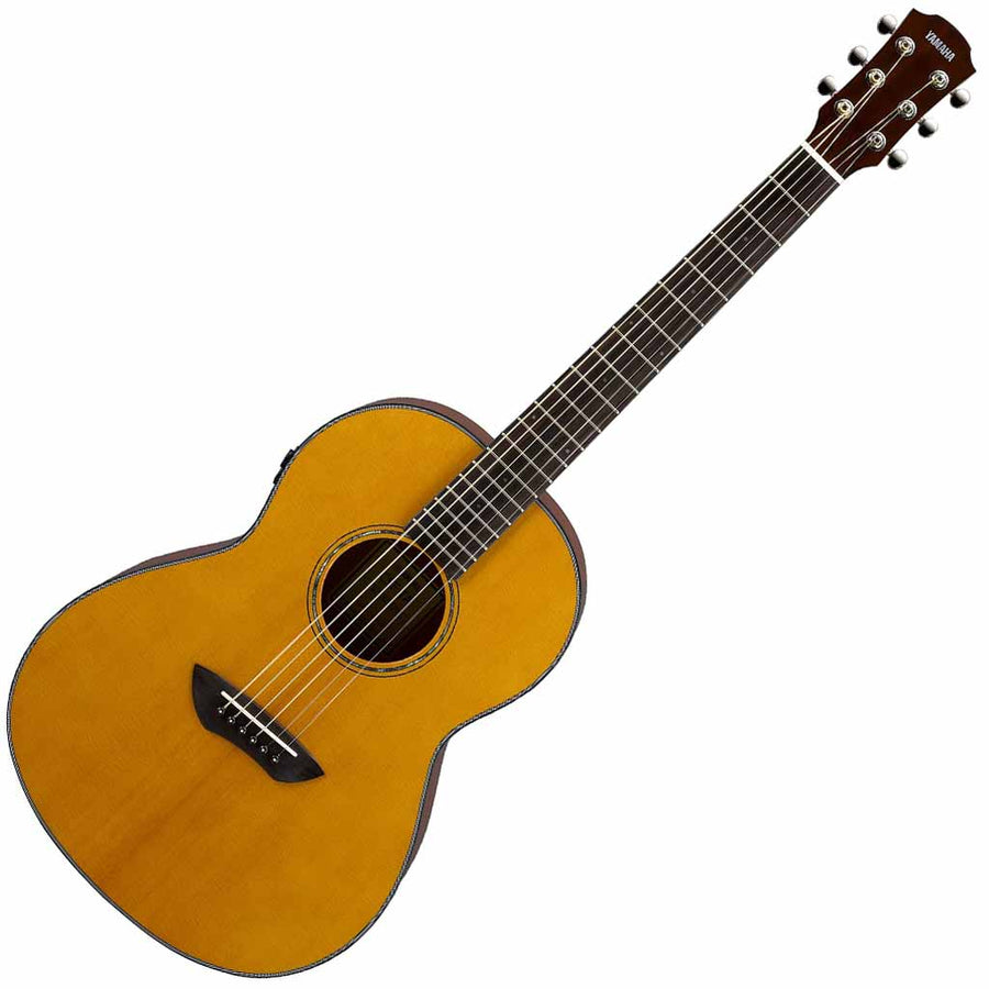 Yamaha CSF-TA Parlor TransAcoustic Guitar in Vintage Natural
