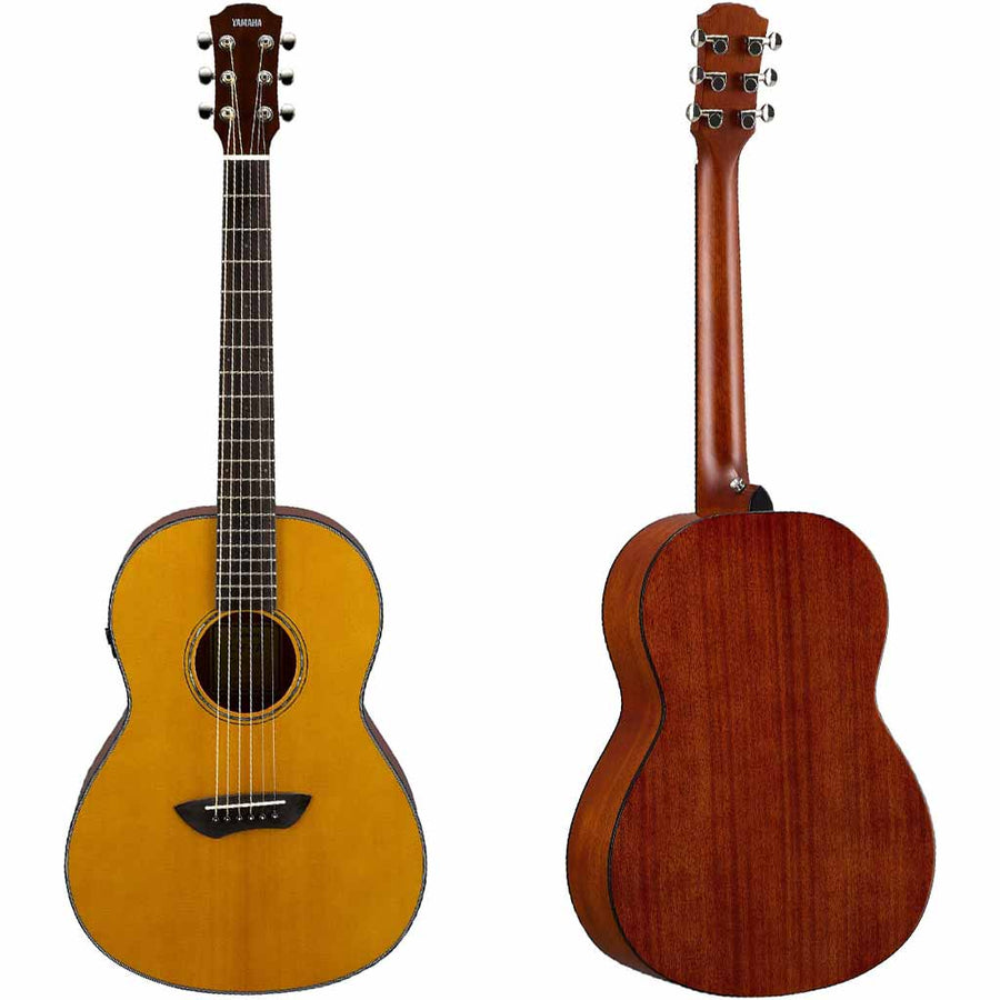 Yamaha CSF-TA Parlor TransAcoustic Guitar in Vintage Natural