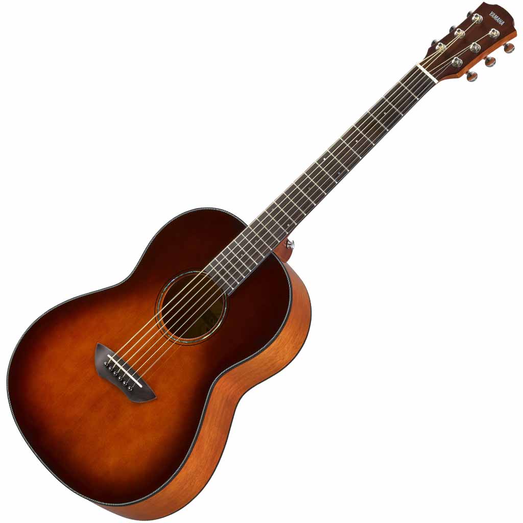 Yamaha CSF1M Spruce and Mahogany Parlor Acoustic Guitar in Tobacco Brown Sunburst