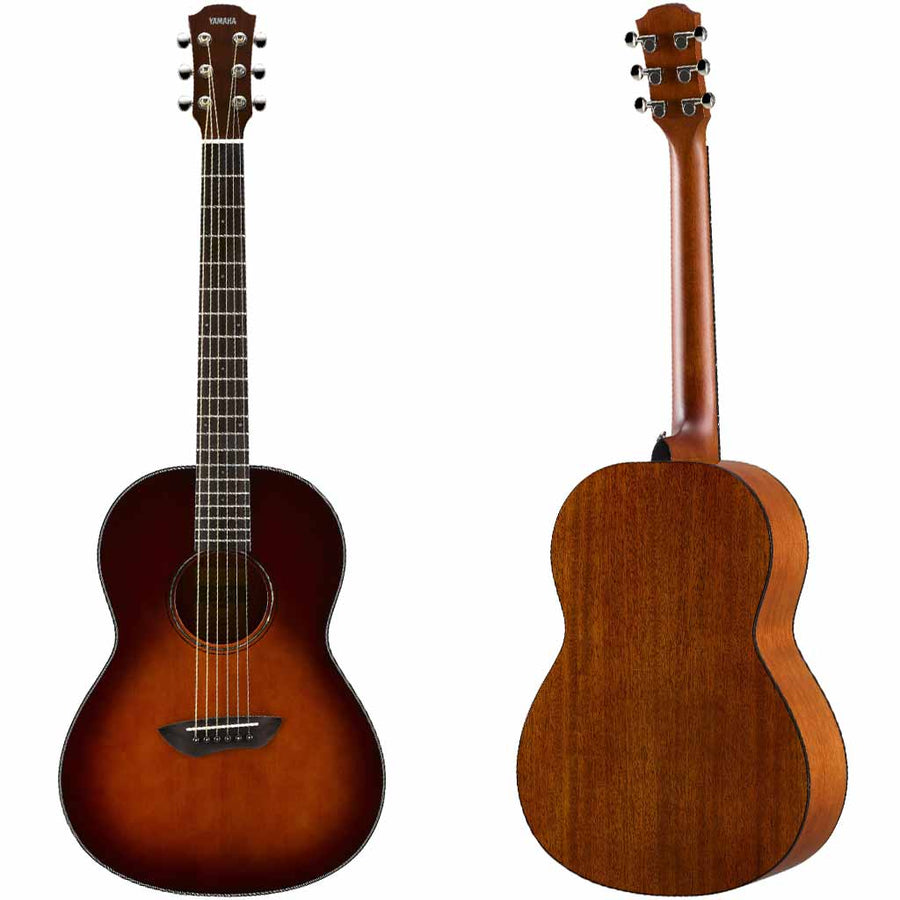 Yamaha CSF1M Spruce and Mahogany Parlor Acoustic Guitar in Tobacco Brown Sunburst