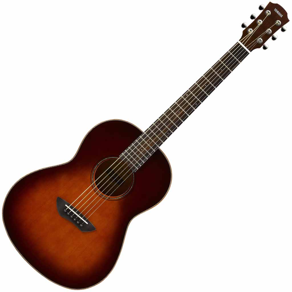 Yamaha CSF3M Spruce and Mahogany Parlor Acoustic Guitar in Tobacco Brown Sunburst