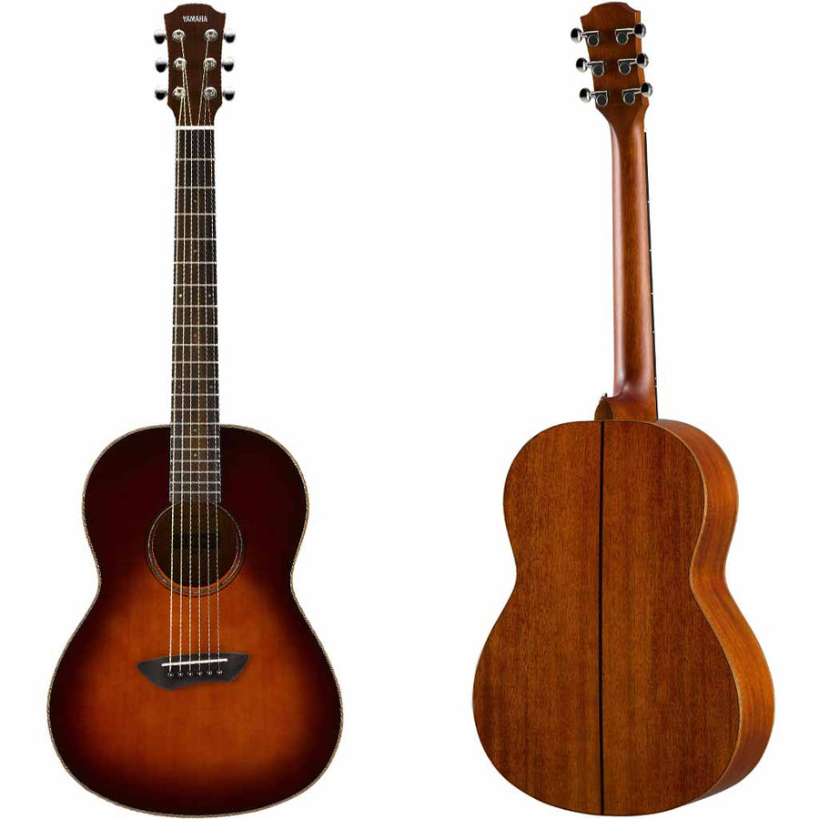 Yamaha CSF3M Spruce and Mahogany Parlor Acoustic Guitar in Tobacco Brown Sunburst