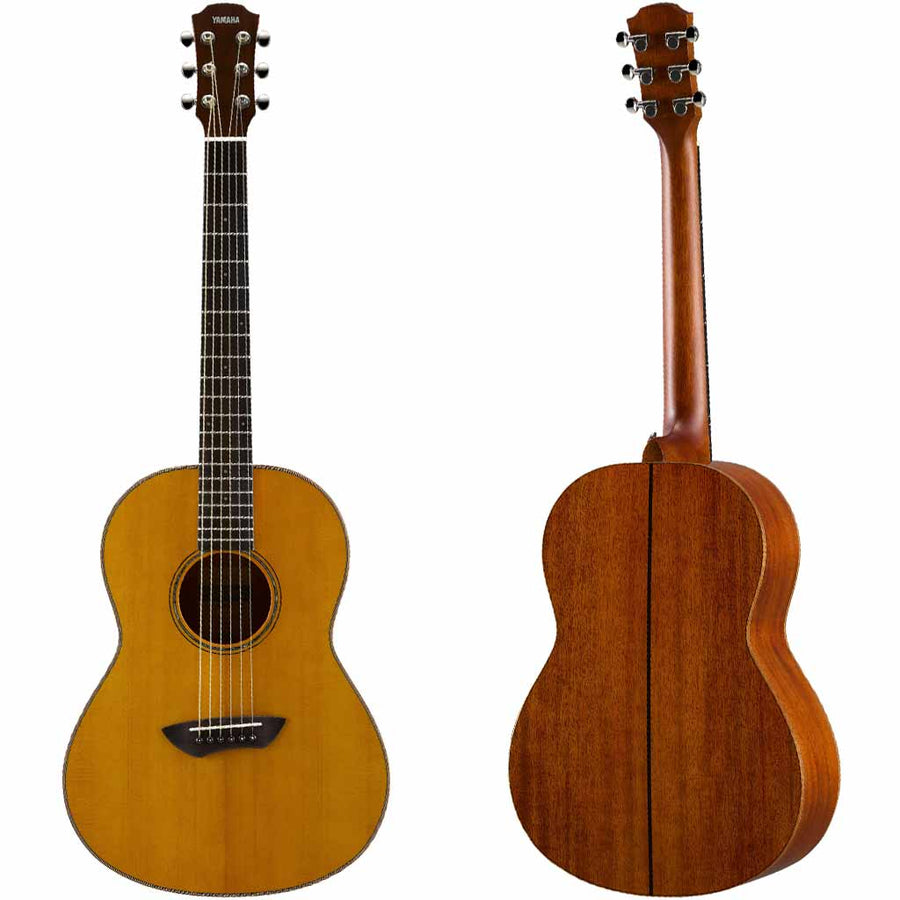 Yamaha CSF3M Spruce and Mahogany Parlor Acoustic Guitar in Vintage Natural