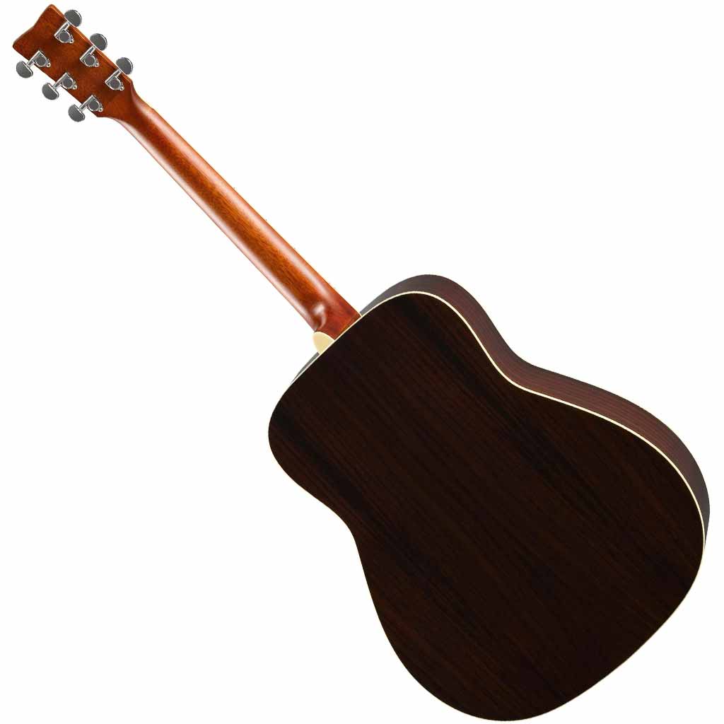 Yamaha FG830 Spruce and Rosewood Dreadnought Acoustic Guitar in Autumn Burst