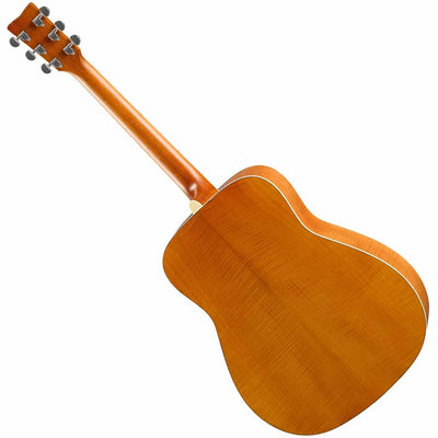 Yamaha FG840 Spruce and Flamed Maple Dreadnought Acoustic Guitar