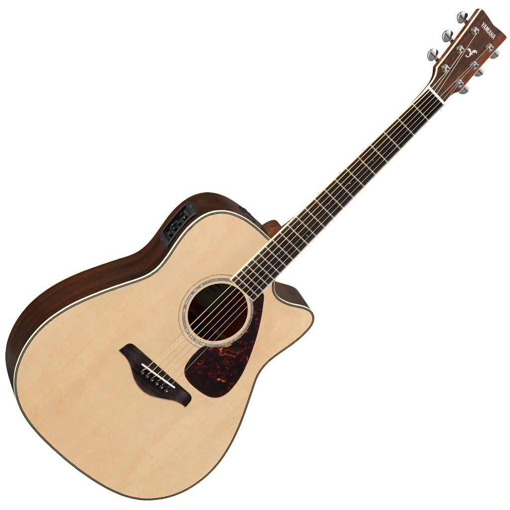 Yamaha FGX830C Spruce and Rosewood Dreadnought Acoustic Guitar