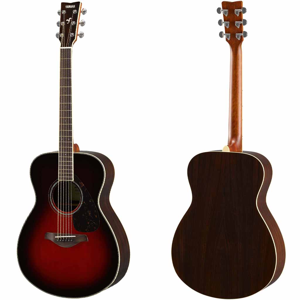 Yamaha FS830 Spruce and Rosewood Concert Acoustic Guitar in Tobacco Brown Sunburst
