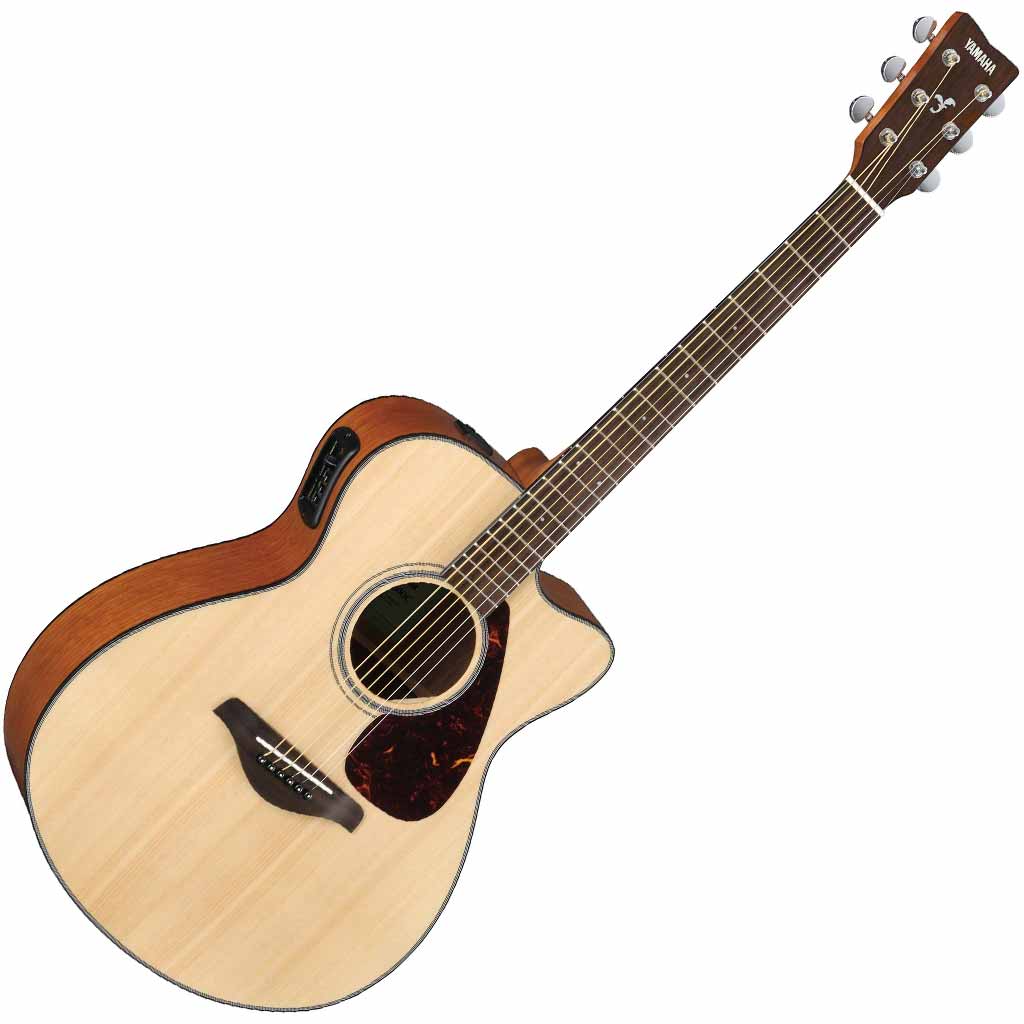 Yamaha FSX800C Spruce and Nato Concert Acoustic Guitar in Natural