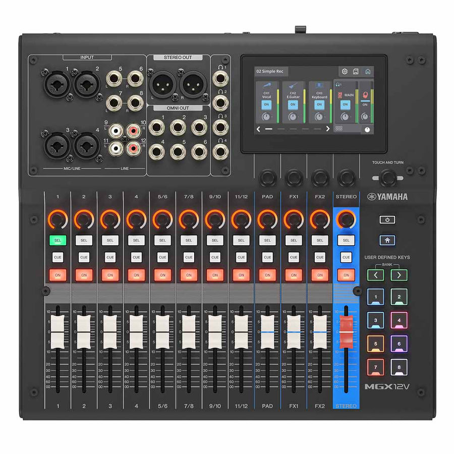 Yamaha MG12V 18-Channel Digital Mixing Console with Video Interface