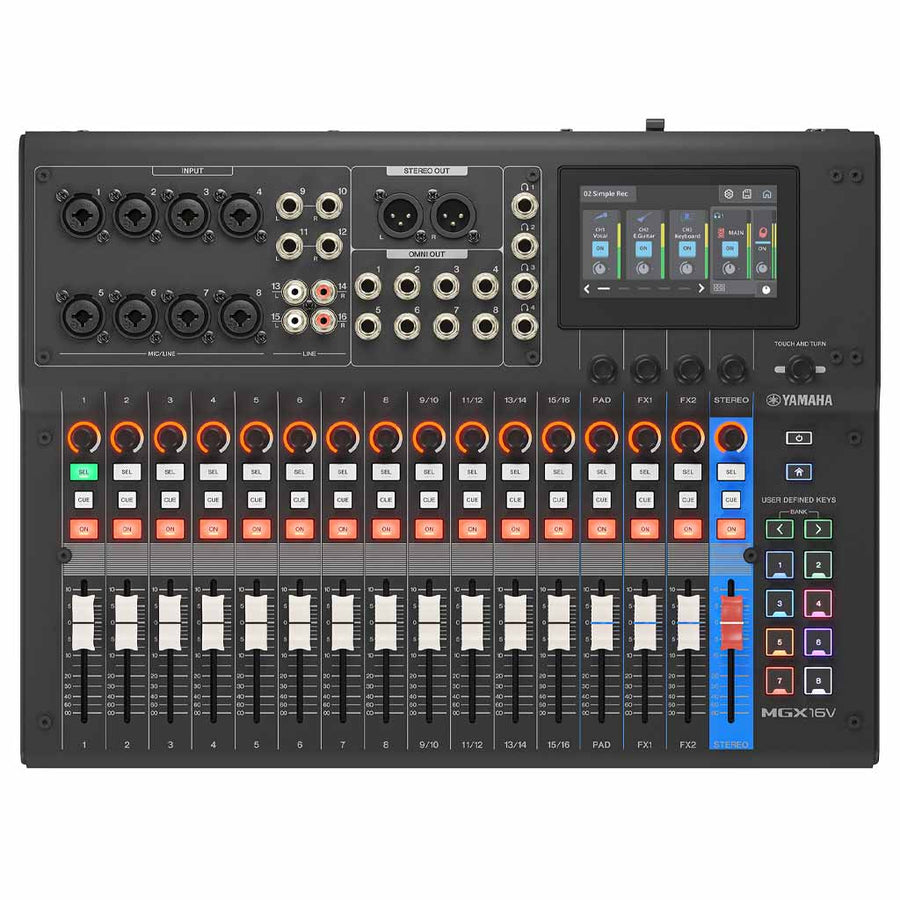 Yamaha MG16XV 22-Channel Digital Mixing Console with Video Interface