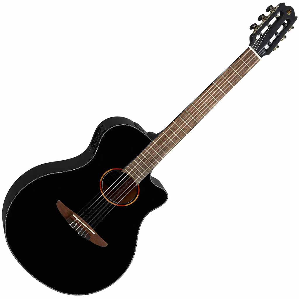 Yamaha NTX1 Thinline Classical Guitar in Black