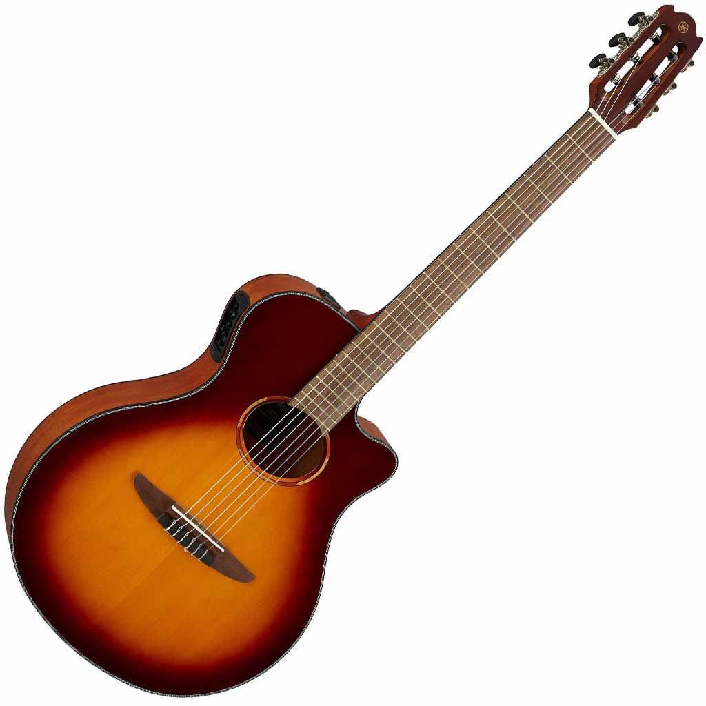Yamaha NTX1 Thinline Classical Guitar in Brown Sunburst