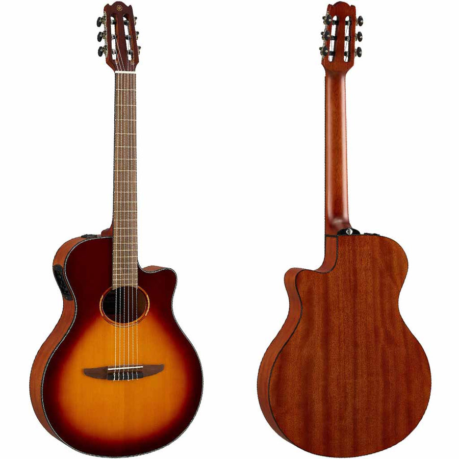 Yamaha NTX1 Thinline Classical Guitar in Brown Sunburst