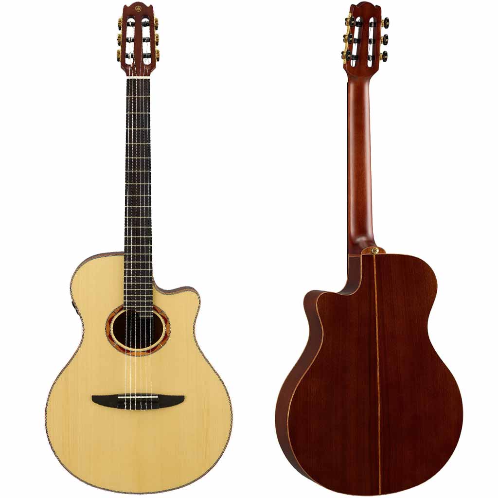 Yamaha NTX5 Spruce and Walnut Thinline Classical Guitar