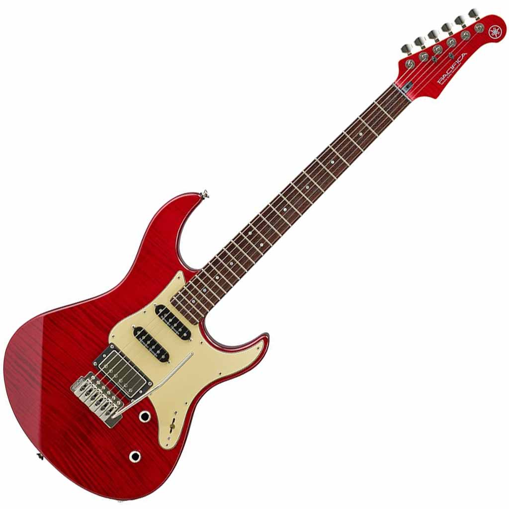 Yamaha PAC612VIIFMX Pacifica Electric Guitar in Fired Red