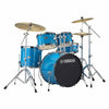 Yamaha Rydeen 5-Piece Acoustic Drum Set with 20" Bass Drum in Sky BLue