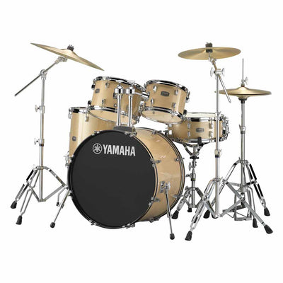 Yamaha Rydeen Acoustic Drum Set with 22" Bass Drum in Champagne Glitter