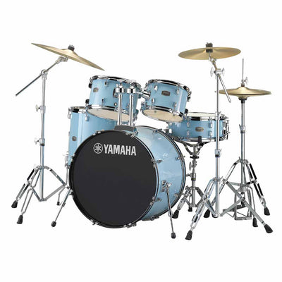 Yamaha Rydeen Acoustic Drum Set with 22" Bass Drum in Gloss Pale Blue