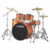 Yamaha Rydeen Acoustic Drum Set with 22" Bass Drum in Orange Glitter